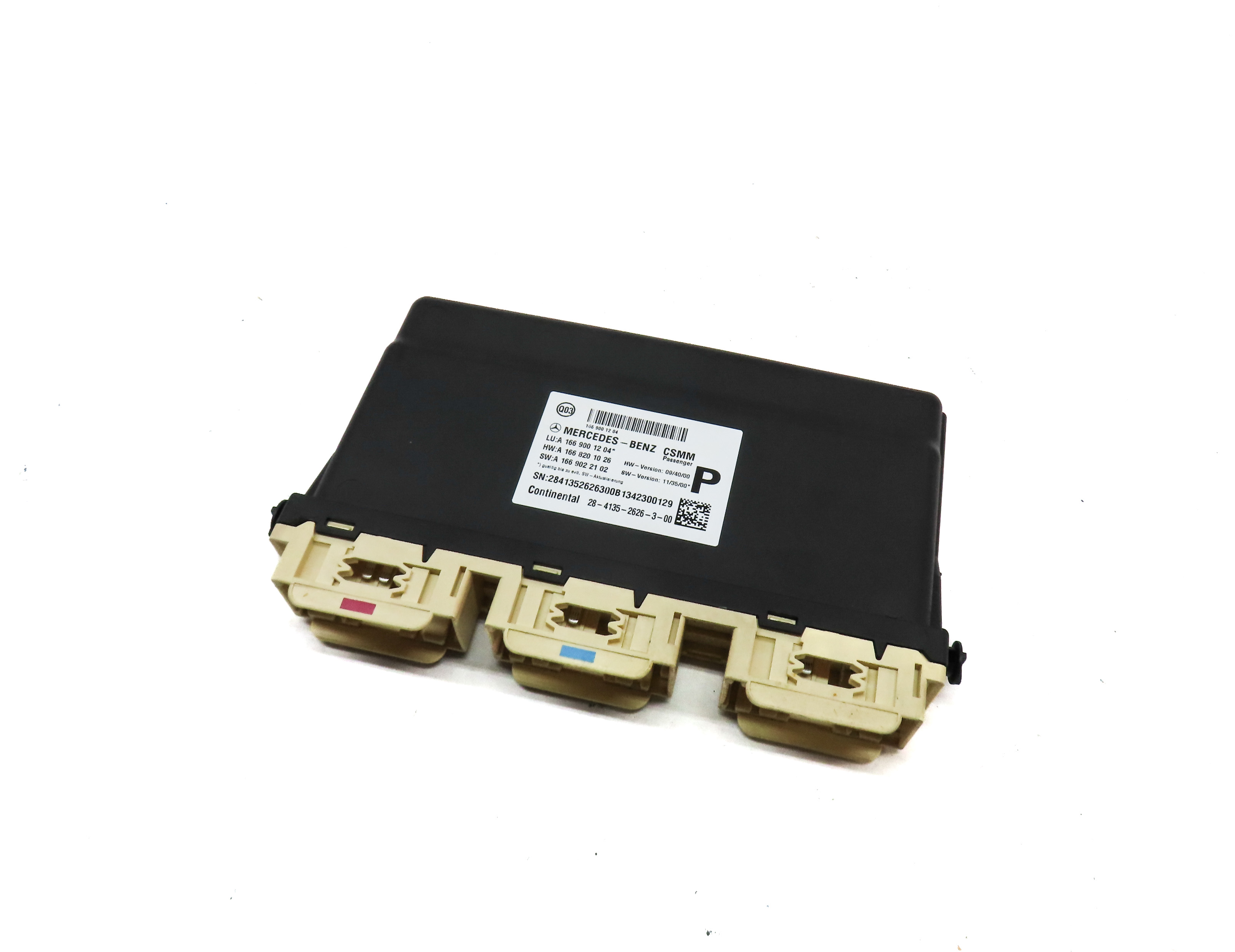 2013 MERCEDES GL450 (X166) FRONT RIGHT PASSENGER SEAT CONTROL MODULE — exact item pictured